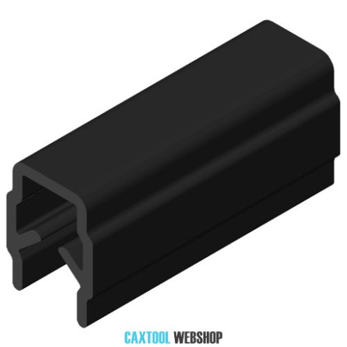 I5 Horonytakaró profil fekete (2x1000 mm)