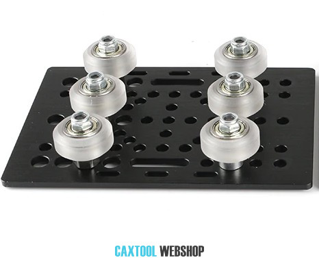 V-Slot Gantry Set - Universal 2020 to 2080 - Delrin 6 görgővel