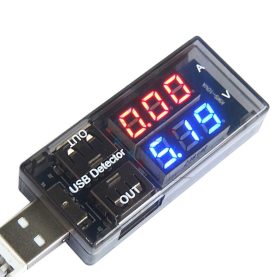 USB áram és feszültségmérő